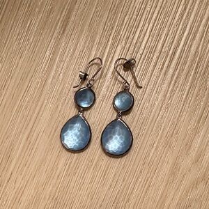 New, Elegant Blue Drop Earrings